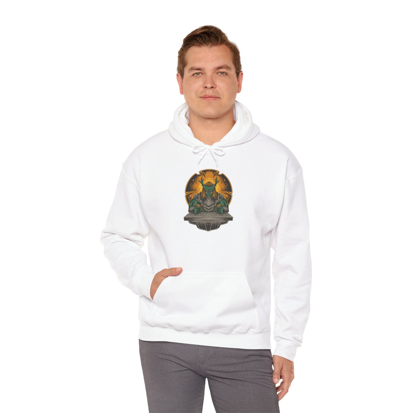 Unisex Dragon Man Hooded Sweatshirt